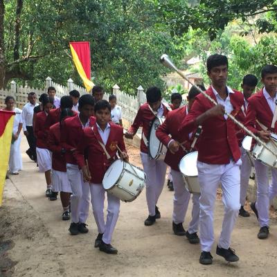 පාසල් වාදක කණ්ඩායම.